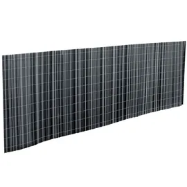 Trendline Sichtschutzmatte 3 x 1,0 m grau PVC