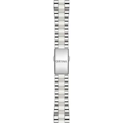 Certina - Ds First Lady Edelstahl Uhrenmetallband + Weiss Keramik, Ds First C605016645 - Grey/White