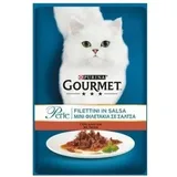 Gourmet - Perle Duetti Mit Lachs Und Kabeljau Purina 85 Gramm