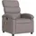 vidaXL Massagesessel Taupe Stoff