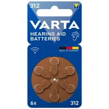 Varta Hearing Aid 312 PR41 Hörgerätebatterie