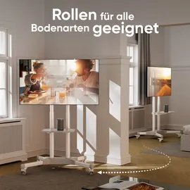 ONKRON TS1351-W TV-Rack 32-65 Zoll 50 kg Weiß Kunststoff/Metall/Stahl