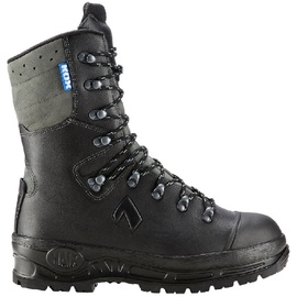Haix Schnittschutzstiefel / Schnittschutzschuhe Protector 2.0 in KOX Edition mit Gore-Tex Schwarz/Grau 38