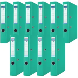 OFFICER PRODUCTS Premium Ordner DIN A4 5 cm Türkis 10 St.