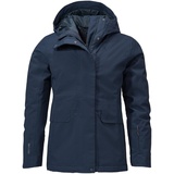 Schöffel Ins. Jacket Antwerpen L, wasserdichte und atmungsaktive Winterjacke, urbane Outdoorjacke mit 2-Wege-Reißverschluss und verstellbarer Kapuze, navy blazer, 38