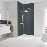 Schulte Duschrückwand grau