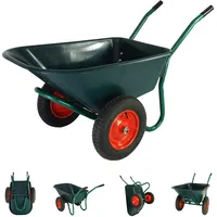 Baumarktplus Schubkarre 100 L 160 kg Gartenschubkarre Schiebkarre Luftrad