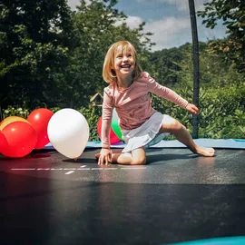 Hudora Fantastic 250V 200 cm inkl. Sicherheitsnetz rot