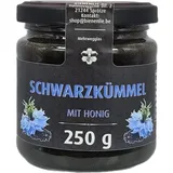 Schwarzkümmel mit Honig 250g | Honig mit gemahlenen Schwarzkümmel | Naturbelassen & Würzig im Geschmack