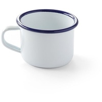 HENDI Tasse, mit Henkel, mit einem schönen blauen Rand, Abriebfest, 0,12L, ø70x(H) 50mm