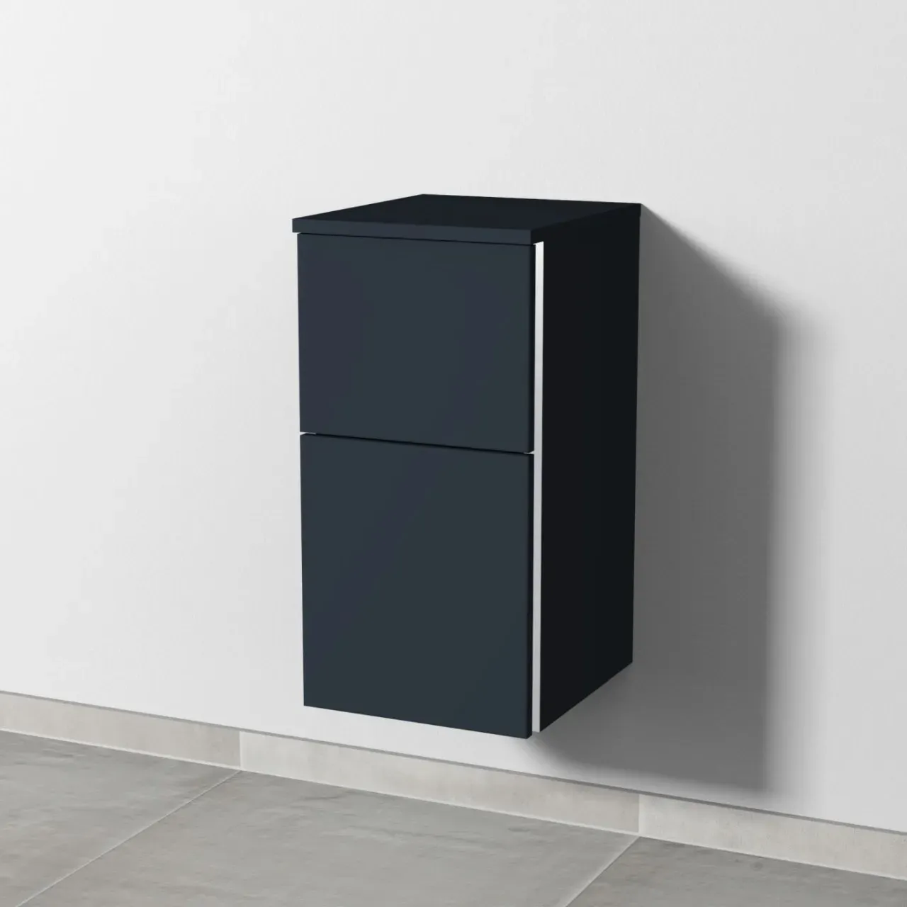 Sanipa 3way Unterschrank mit 2 Auszügen, Marine-Matt, BP1421R BP1421R