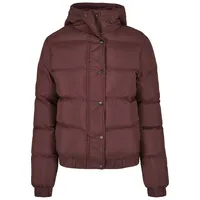 URBAN CLASSICS Hooded Puffer Jacke Bordeaux XS