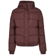 URBAN CLASSICS Hooded Puffer Jacke Bordeaux XS