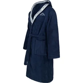 Kappa Bademantel mit Kapuze 100% Baumwolle Gr. S-4XL, blau L