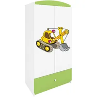 raumhirsch furniture Kinderkleiderschrank 90 x 175 x 52 cm Holzwerkstoff grün