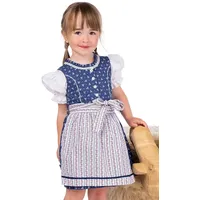 Isar-Trachten Dirndl Kinderdirndl 3tlg. - BEPPINA - jeans 98