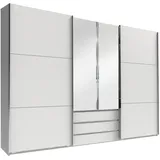 WIMEX Dreh-/Schwebetürenschrank Magic - weiß