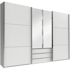 WIMEX Dreh-/Schwebetürenschrank Magic - weiß