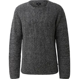 QS Pullover aus Melangegarn Grau L
