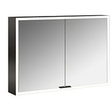 EMCO prime Facelift LED-Lichtspiegelschrank 100cm, 2 Türen, Aufputzmodell (949713583)