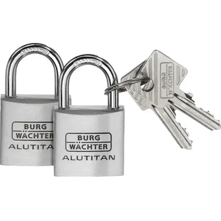 Burg Wächter Burg-Wächter Vorhangschloss-Set DUO 770 30 SB
