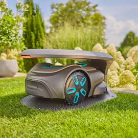 Gardena Mährobotergarage für SILENO pro/max/free grau/orange