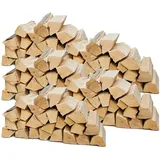 Flameup Brennholz Buche, Kaminholz mit Rinde, Buchenholz, Feuerholz für Ofen, Kamin, Kaminofen, Feuerschale, Grill, Holzscheite 25 cm, getrocknet, Menge:150 kg