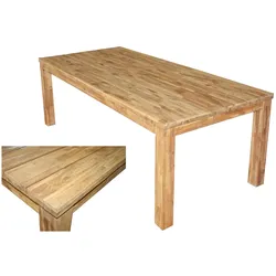 Gartentisch Tisch PALA 220cm Holztisch Esstische Speisetisch Garten Möbel Akazie