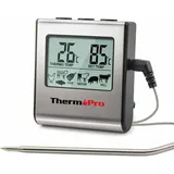 Digitales Fleischthermometer Tp16 – Sonde Für Grill, Smoker, Backofen, Lcd-display, Präzise Kerntemperaturmessung