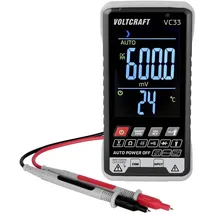 VOLTCRAFT VC33 Hand-Multimeter digital CAT III 600 V Anzeige (Counts): 5999