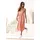LASCANA Sommerkleid Midikleid Rosa 44