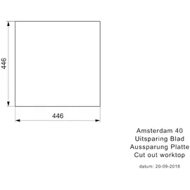 Reginox Amsterdam 40 black silvery