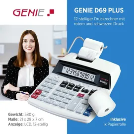 GENIE D69 Plus Druckender Tischrechner
