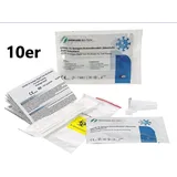 10x Safecare Laientest Nasal BIO-TECH COVID-19 & Antigen Schnelltest Rapid Test | CE 2934 | 10 Stück   Laientest HeimTest Test + BLT Desinfektion