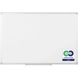 Bi-Office umweltfreundliches Whiteboard Earth, nicht magnethaftend, mit Aluminiumrahmen, 120 x 90 cm