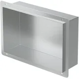 luxebath Duschnische Edelstahl 30 x 20 x 10 cm