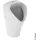 Geberit Renova Urinal trigonal, Zulauf oben, Abgang nach hinten, 501675001