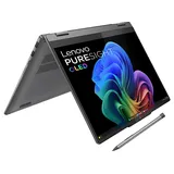 Lenovo IdeaPad 5x, Inkl. Lenovo Digital Pen 2, Copilot+ PC, Convertible, mit 14 Zoll Display Touchscreen, Qualcomm Snapdragon X Plus X1P-42-100 Prozessor, 16 GB RAM, 512 SSD, AdrenoTM Onboard Graphics, Luna Grey, Windows 11 Home