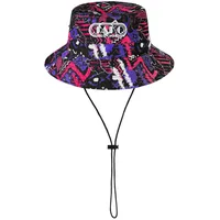 Jako Malle Fischerhut Tropicana weiß/pink/lila/schwarz, One Size