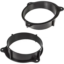 tomzz Audio 2834-023 Lautsprecherringe Adapter Halterungen kompatibel mit Mercedes Renault Citan Kangoo ab 2012 Fronttür für 165mm DIN Lautsprecher