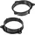 tomzz Audio 2834-023 Lautsprecherringe Adapter Halterungen kompatibel mit Mercedes Renault Citan Kangoo ab 2012 Fronttür für 165mm DIN Lautsprecher