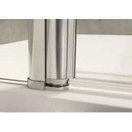Dusbad Vital 2 Duschkabine mit Drehtür rechts 105 x 110 cm blau ESG-Glas