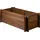 Dobar Hochbeet 117 x 58,5 x 38,5 cm Dunkelbraun