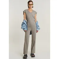 G-Star Riveted flared jumpsuit sl wmn«, grau