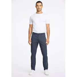 Lindbergh "Chino slim fit Herren, Gr. 30, Länge 32, blau (dk blau), Obermaterial: 98% Baumwolle, 2% Elasthan, unifarben, slim fit, Hosen
