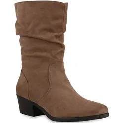 Damen Klassische Stiefel in Tan