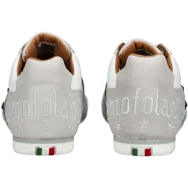 Pantofola d'Oro PANTOFOLA D ́ORO "Pantofola d'Oro Sneaker Veloursleder/Textil", Herren, Gr. 41, weiß (grau, weiß), Textil, Veloursleder, Schuhe Sneaker
