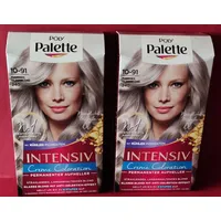 2 x Poly Palette Intensiv Creme Coloration 240 Pudriges Silberblond NEU