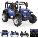 Moni Kinder-Elektro Traktor Harvest blau (12 V)