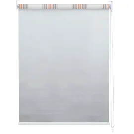 Mendler Rollo HWC-D52 110 x 160 cm Fensterrollo Seitenzugrollo Jalousie grau/braun/orange